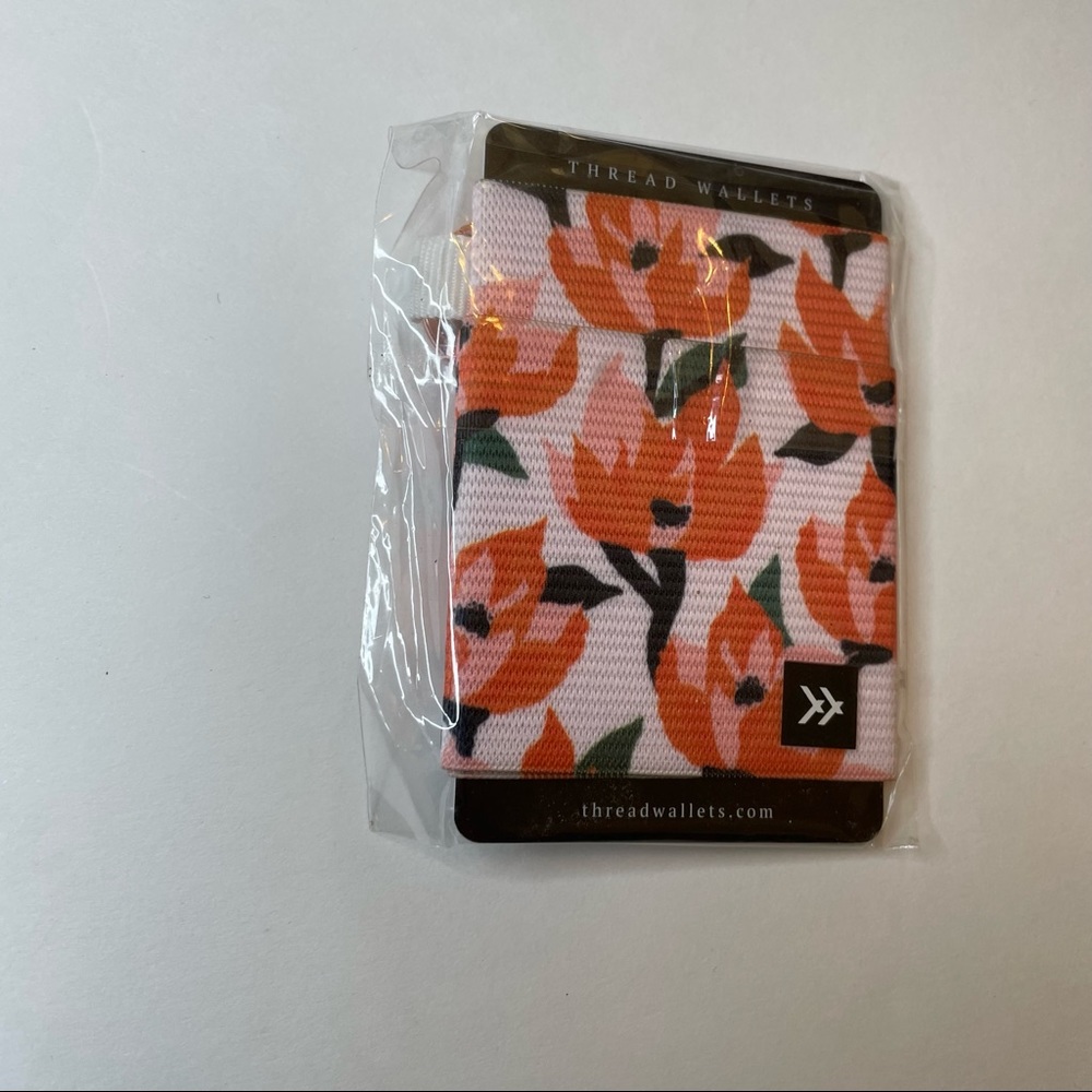 Floral Thread Wallet - Picture 3 of 4